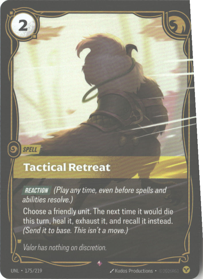 Tactical Retreat