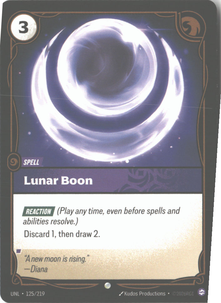 Lunar Boon
