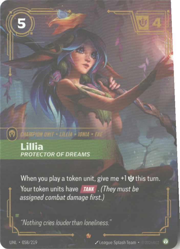 Lillia, Protector of Dreams