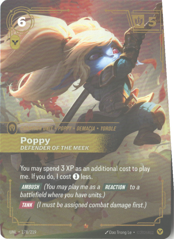 Poppy, Defender of the Meek