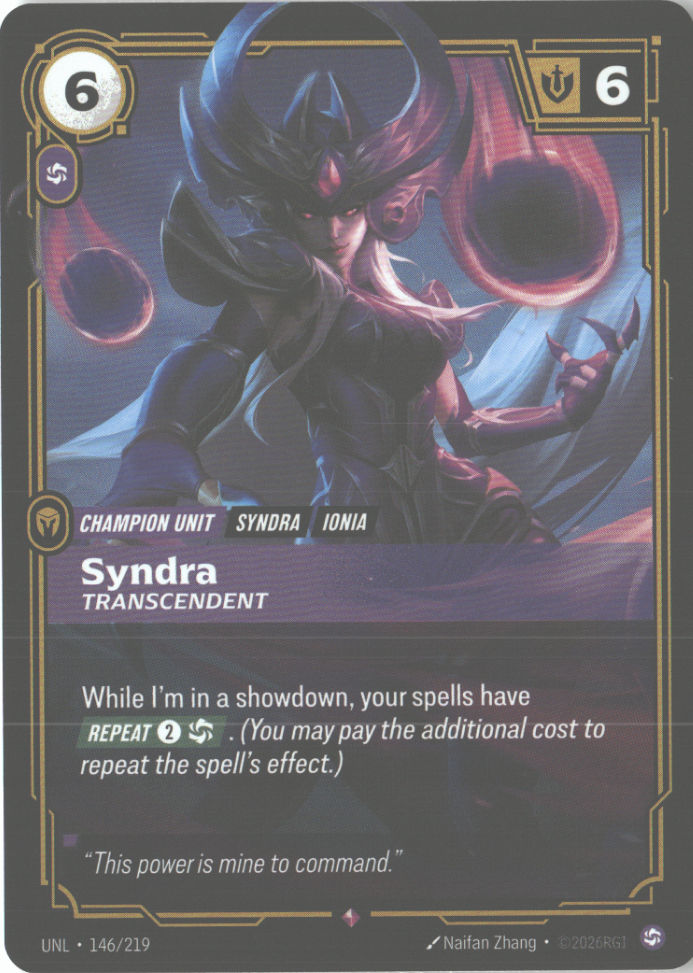 Syndra, Transcendent
