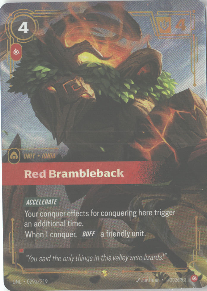 Red Brambleback (Alternate Art)