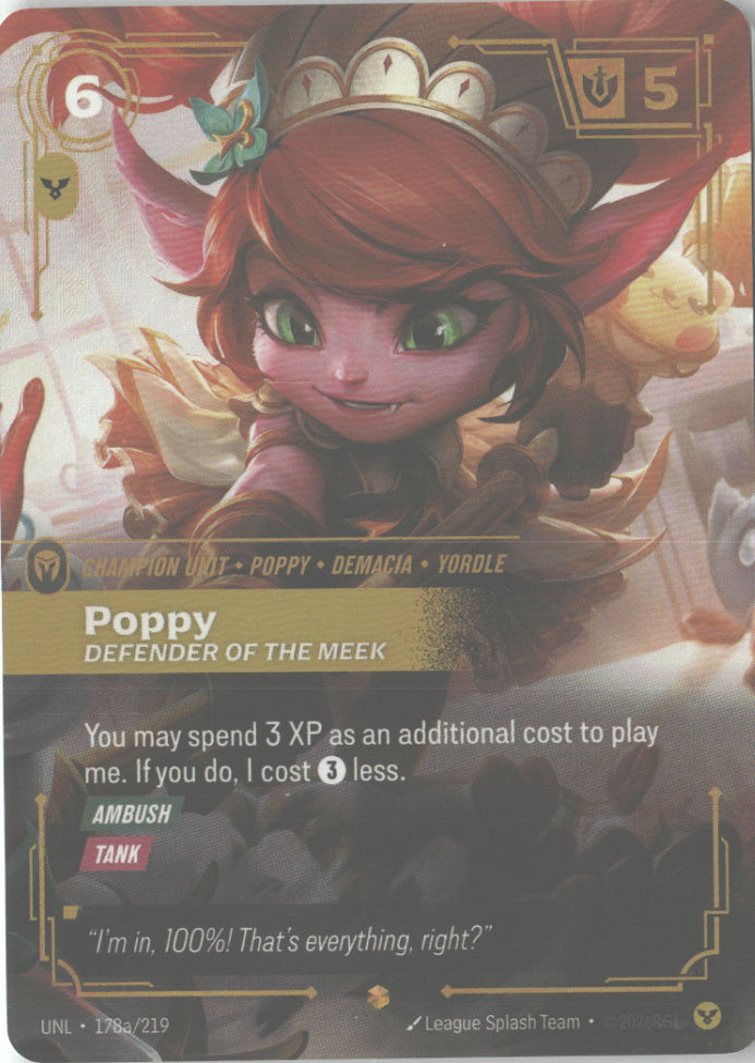 Poppy, Defender of the Meek (Alternate Art)