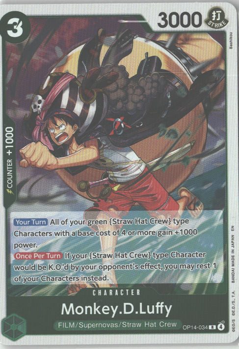 Monkey.D.Luffy - OP14-34 | Default Title / English / Foil