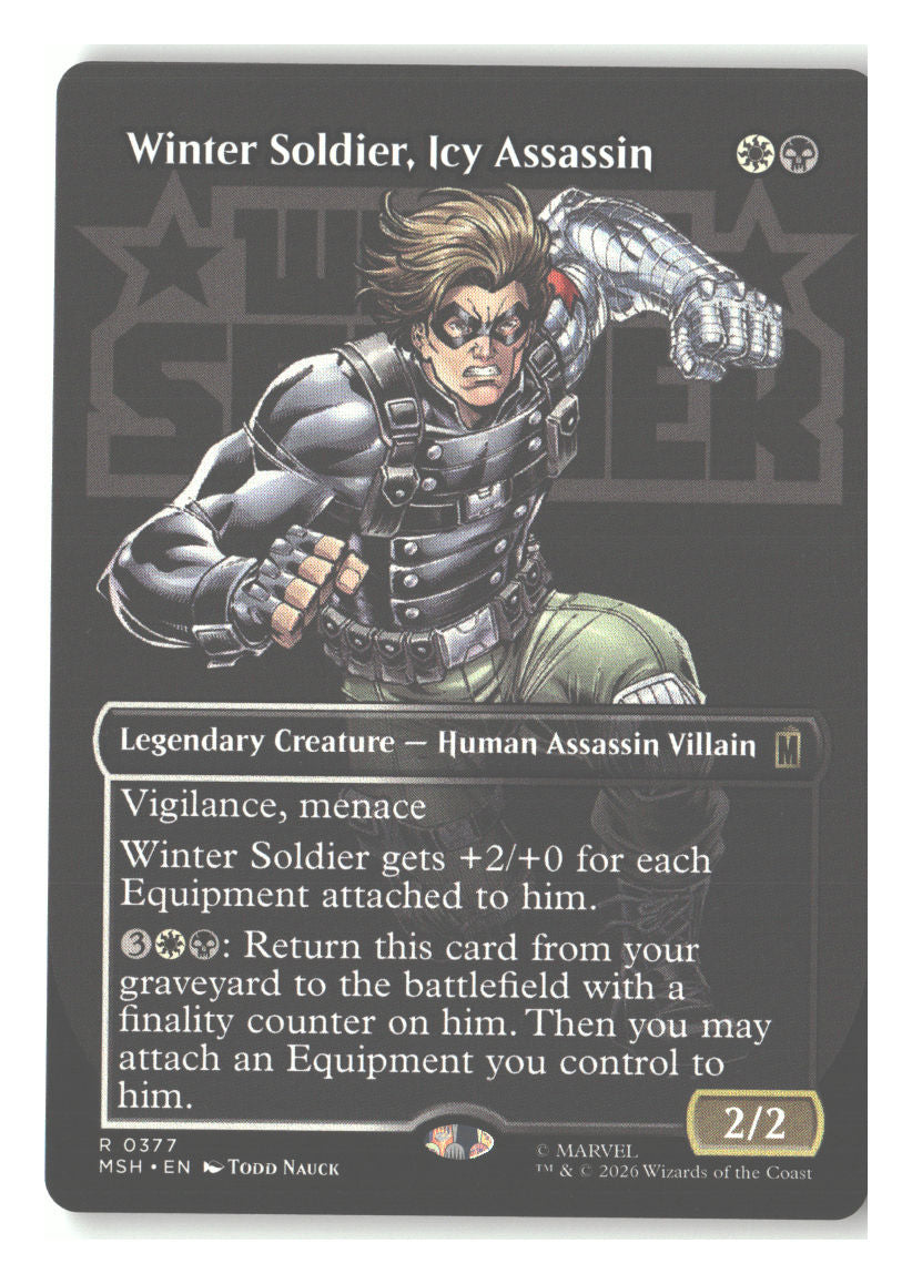 Winter Soldier, Icy Assassin (Borderless)
