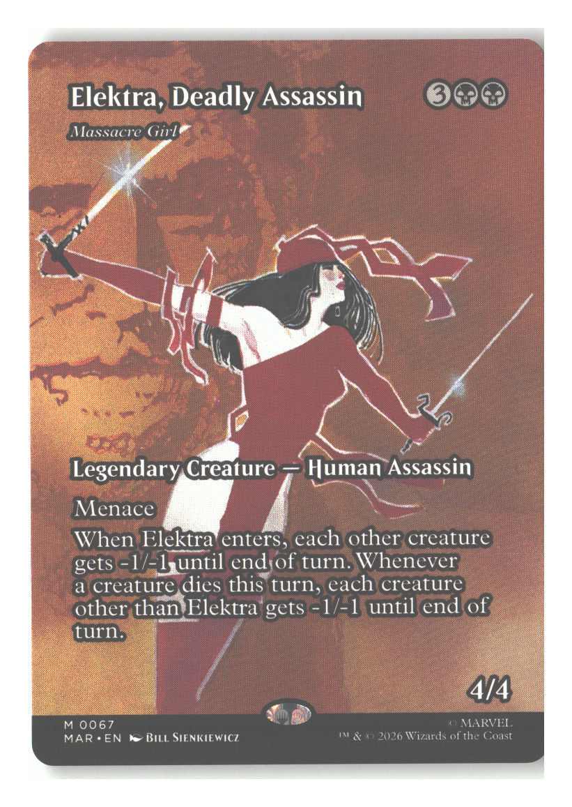 Elektra, Deadly Assassin - Massacre Girl (Borderless)