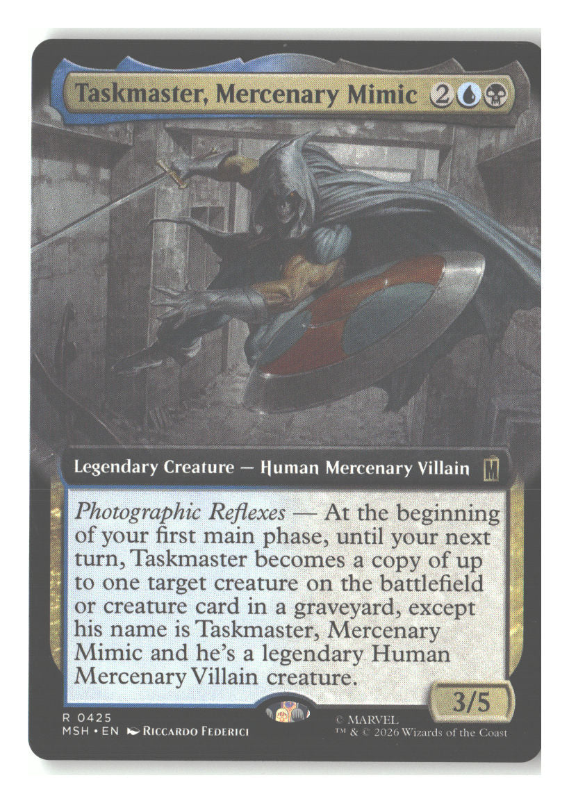 Taskmaster, Mercenary Mimic (Extended Art)