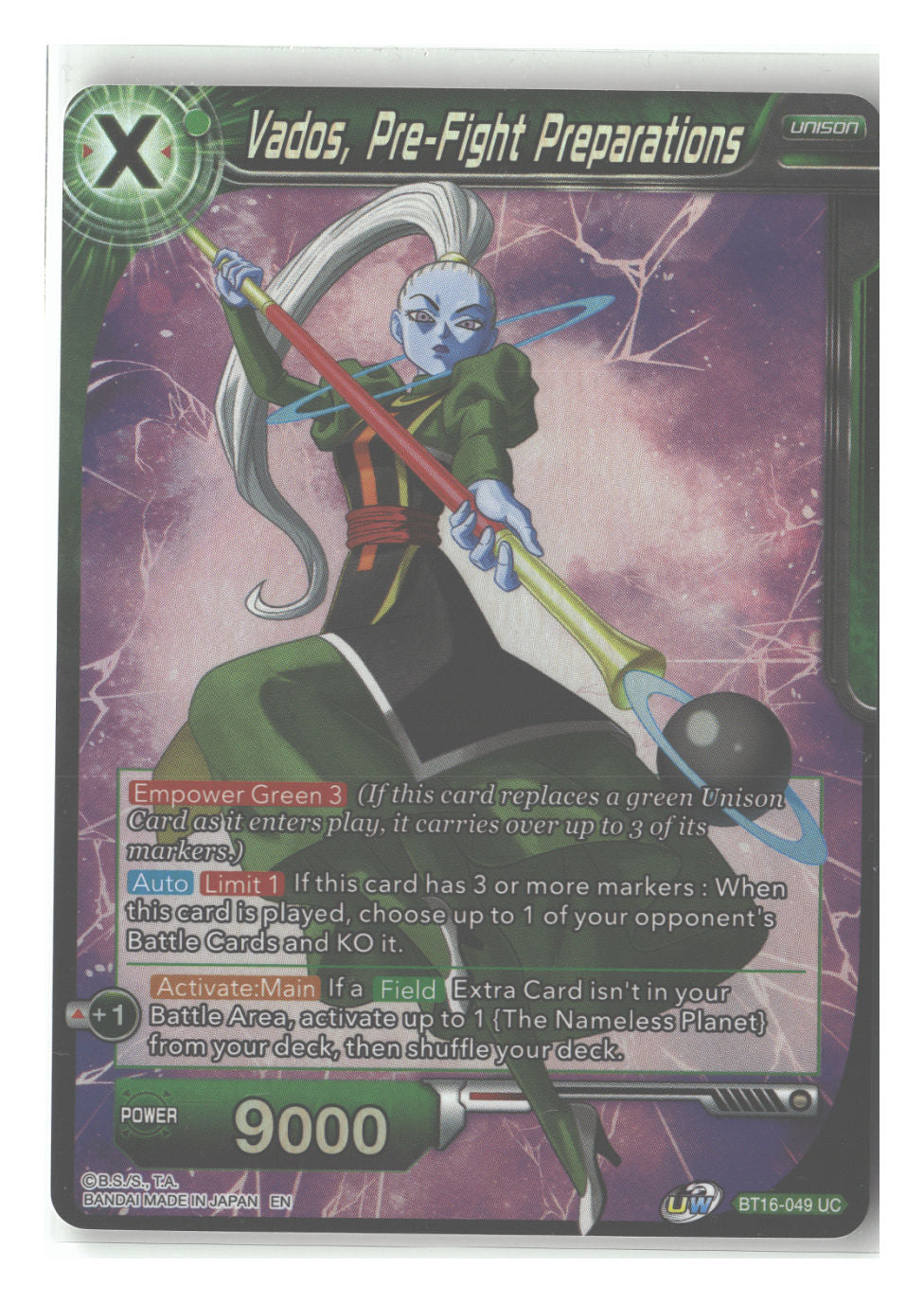Vados, Pre-Fight Preparations