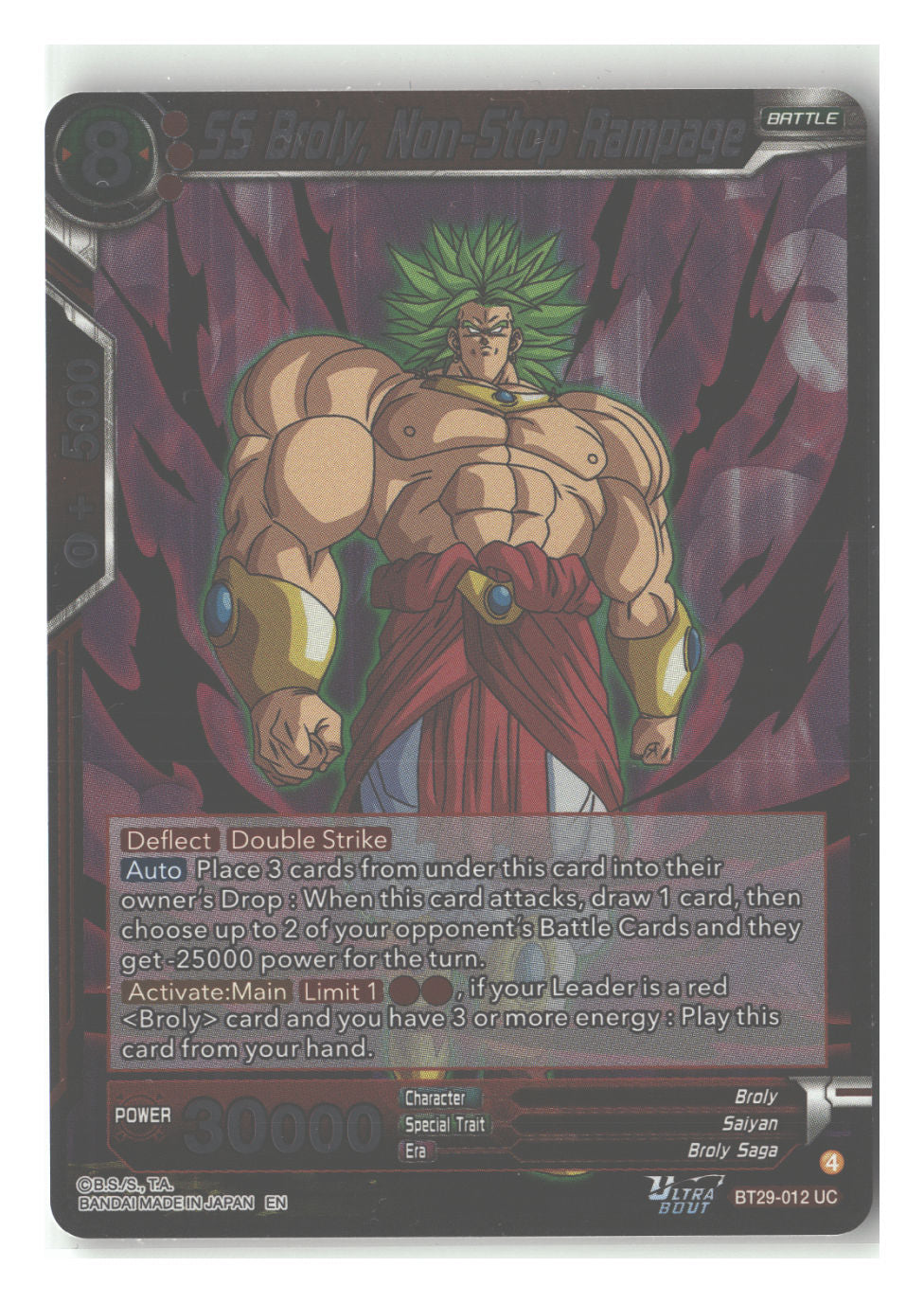 SS Broly, Non-Stop Rampage