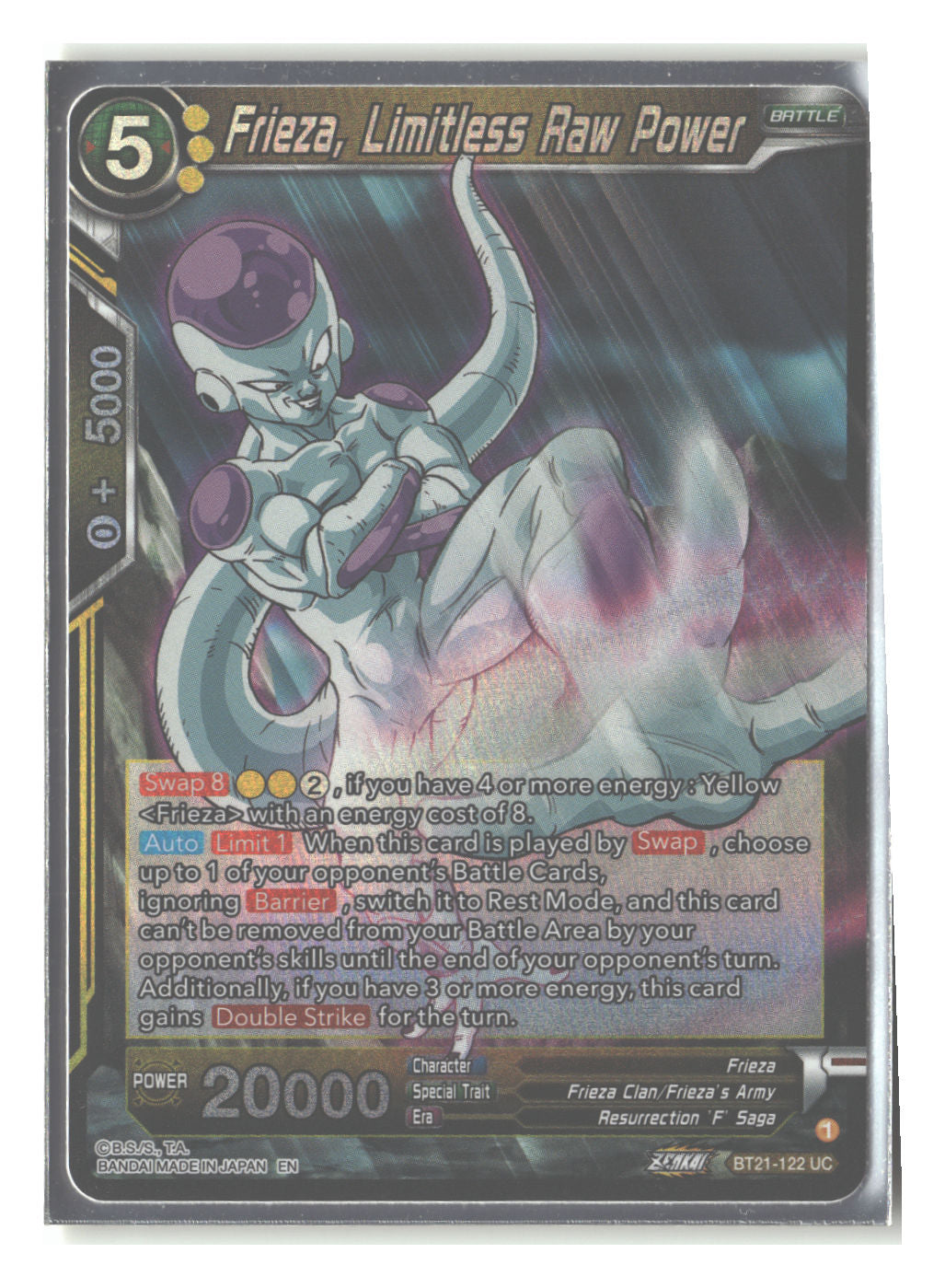 Frieza, Limitless Raw Power