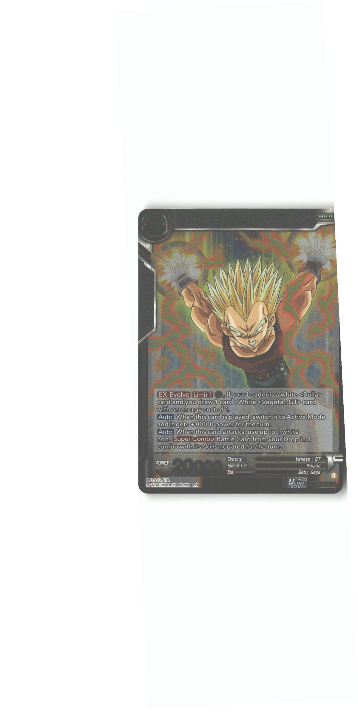 SS Vegeta, Endless Fighting Spirit