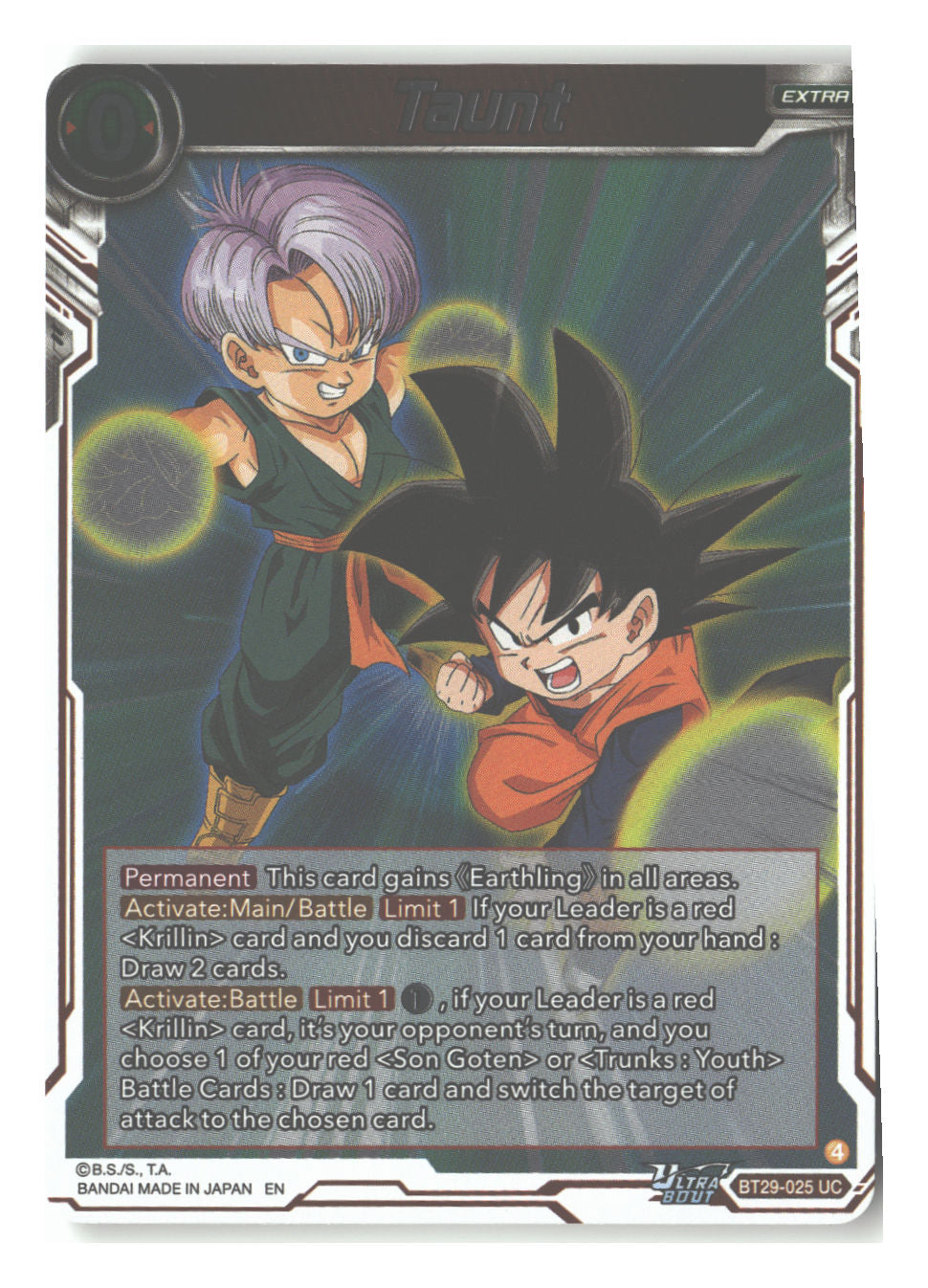 BT29-025 Taunt