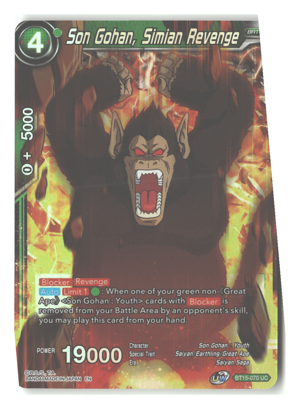 Son Gohan, Simian Revenge