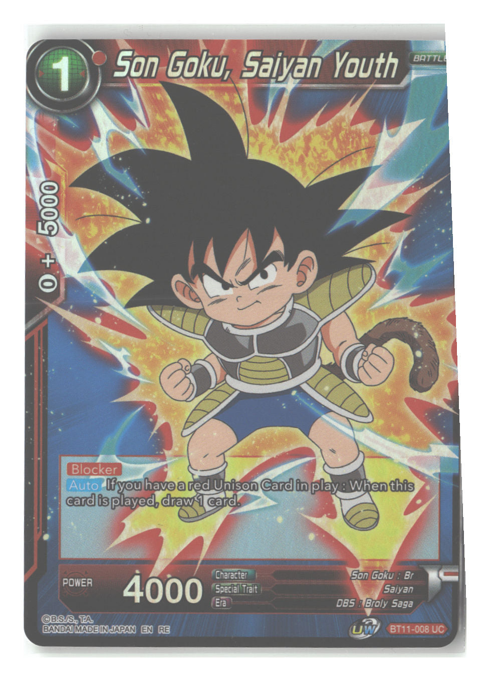 Son Goku, Saiyan Youth