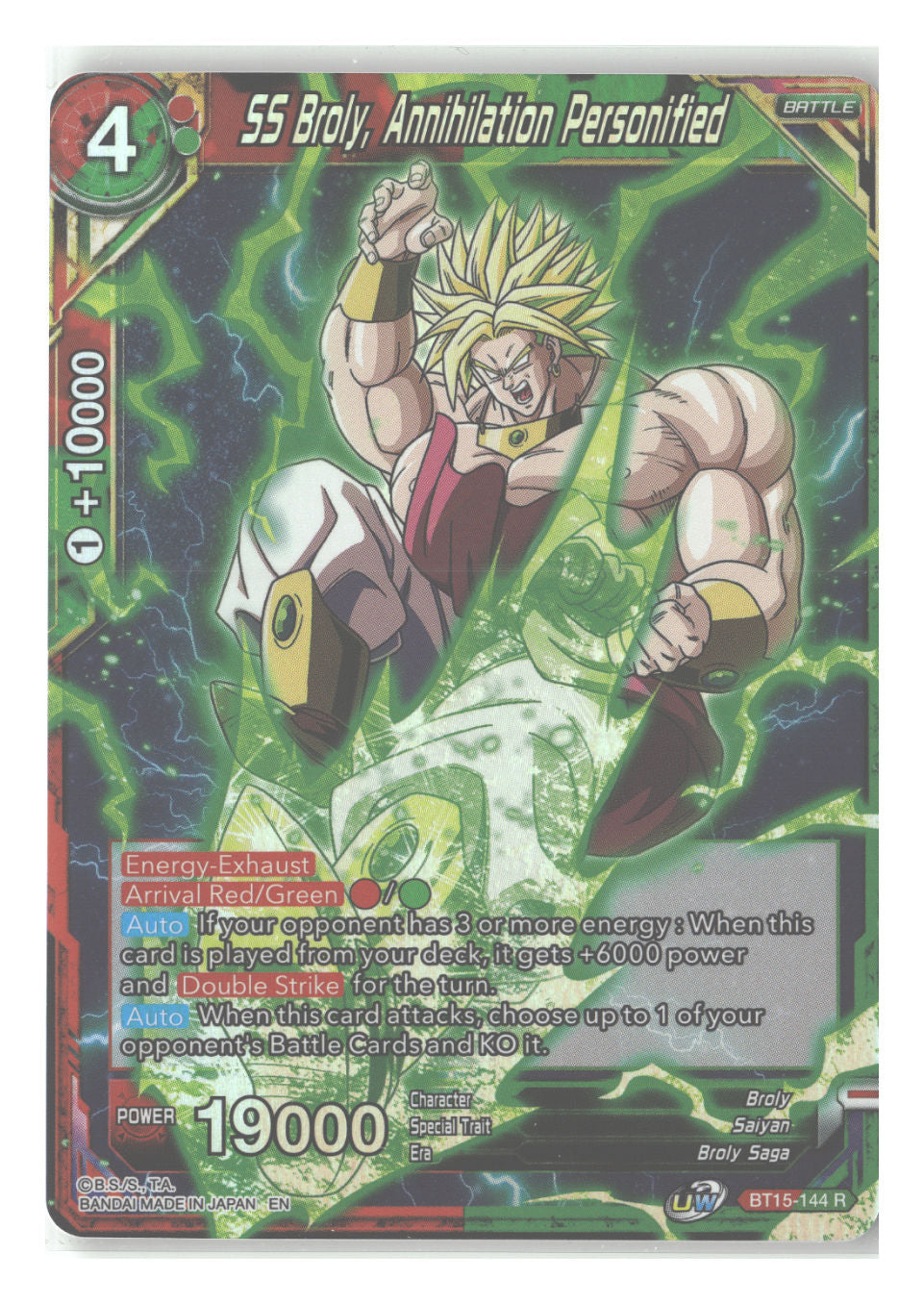 SS Broly, Annihilation Personified