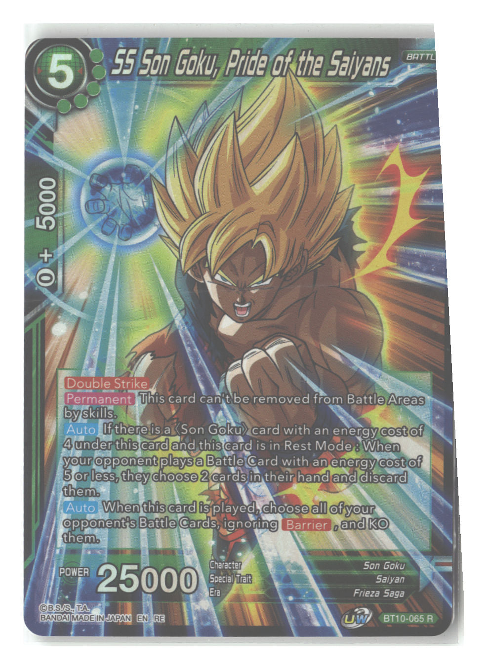 SS Son Goku, Pride of the Saiyans