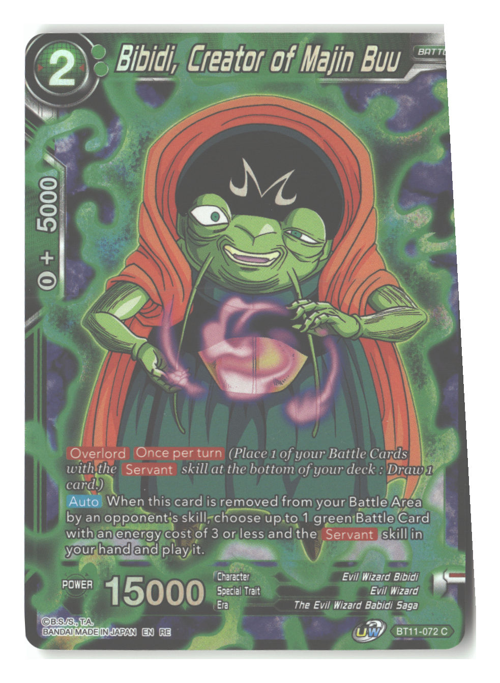 Bibidi, Creator of Majin Buu