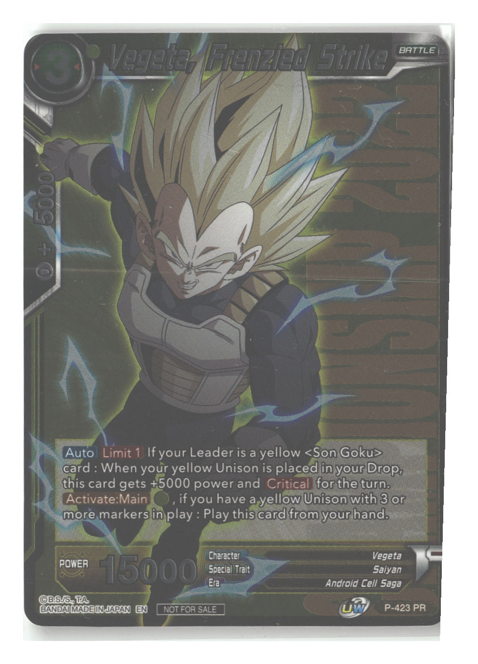 Vegeta, Frenzied Strike (Championship Pack 2022 Vol.2)