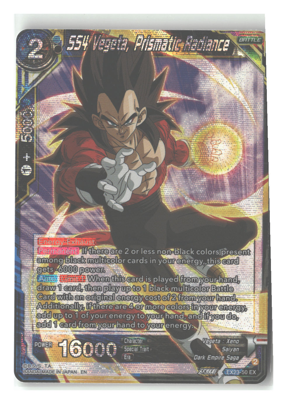 SS4 Vegeta, Prismatic Radiance