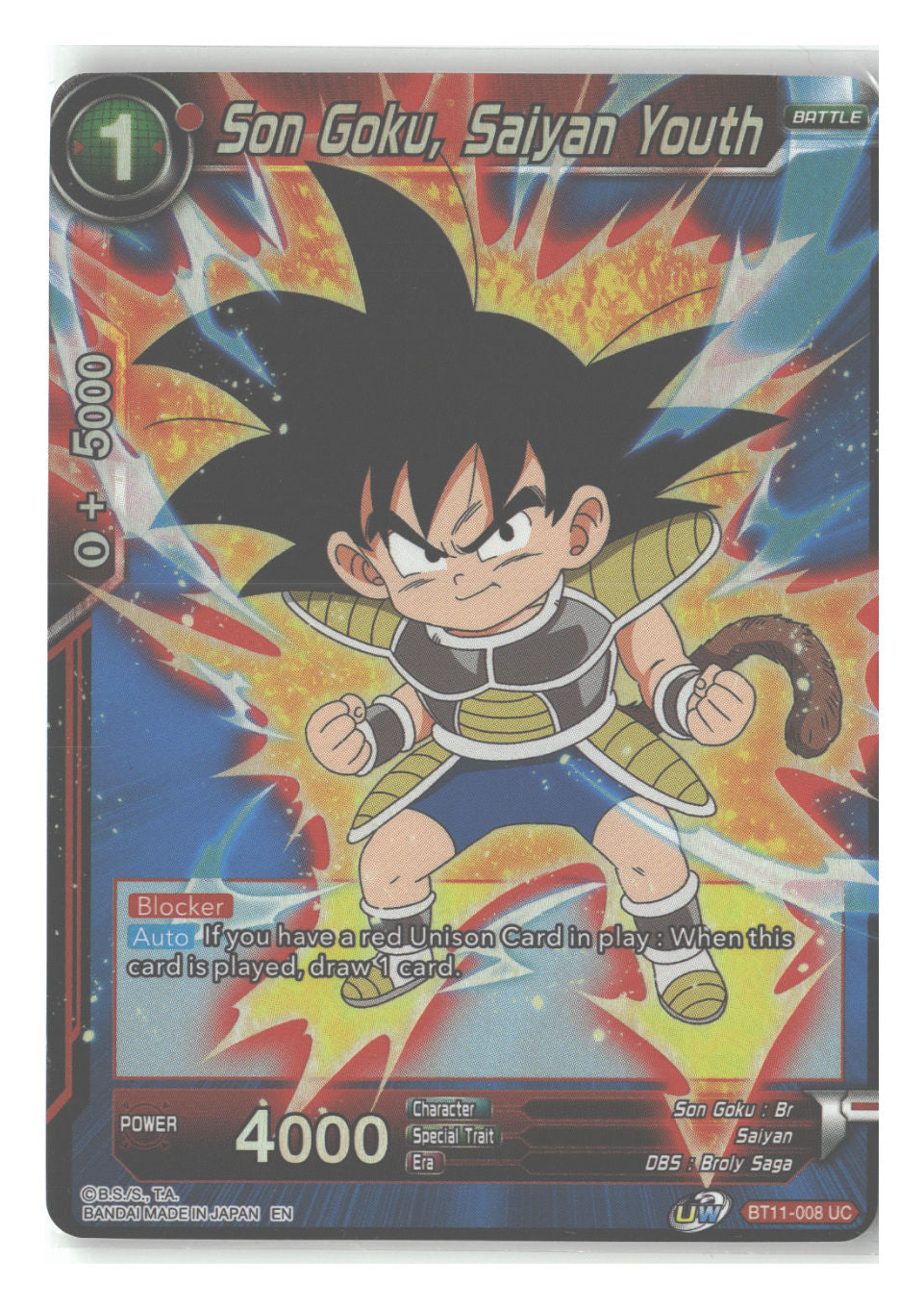 Son Goku, Saiyan Youth