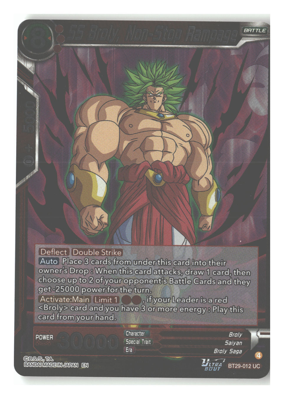 SS Broly, Non-Stop Rampage