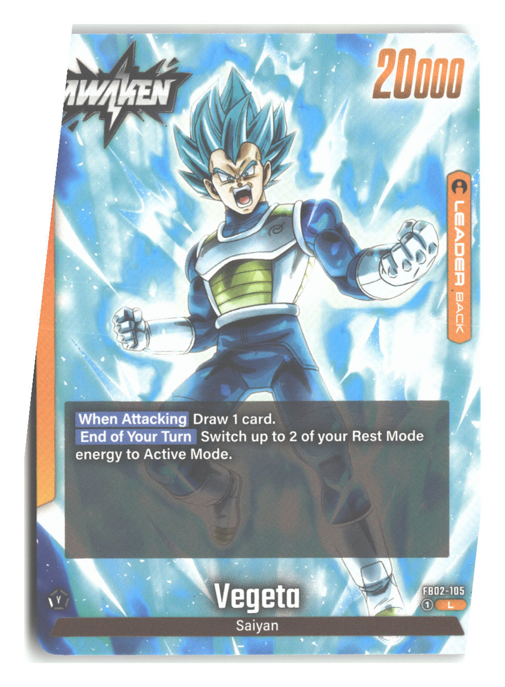 Vegeta - FB02-105 (Back)