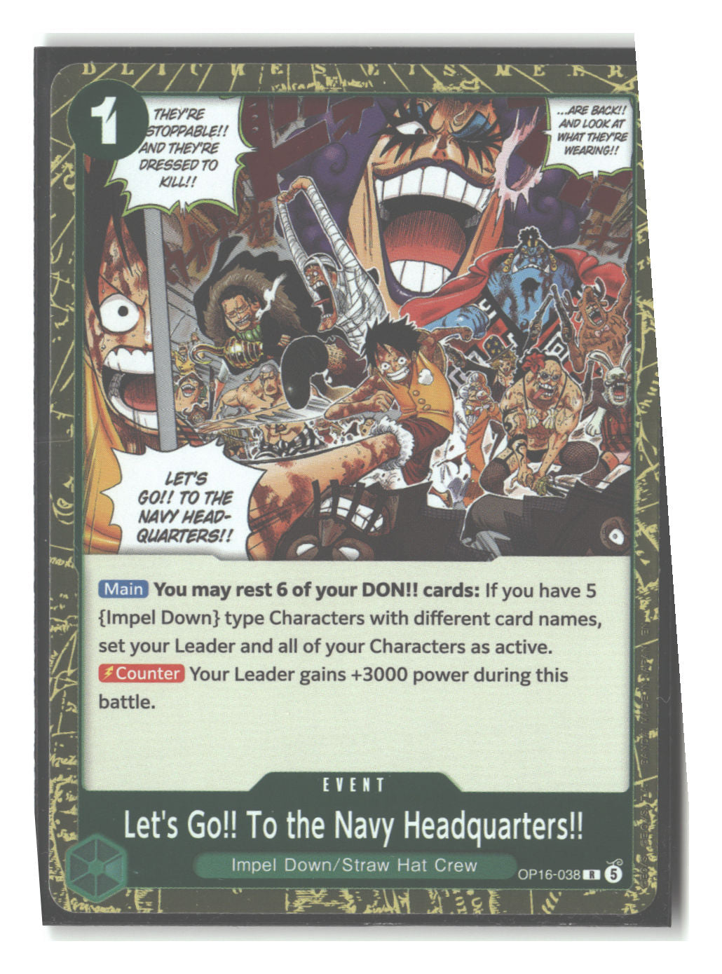 Let's Go!! To the Navy Headquarters..