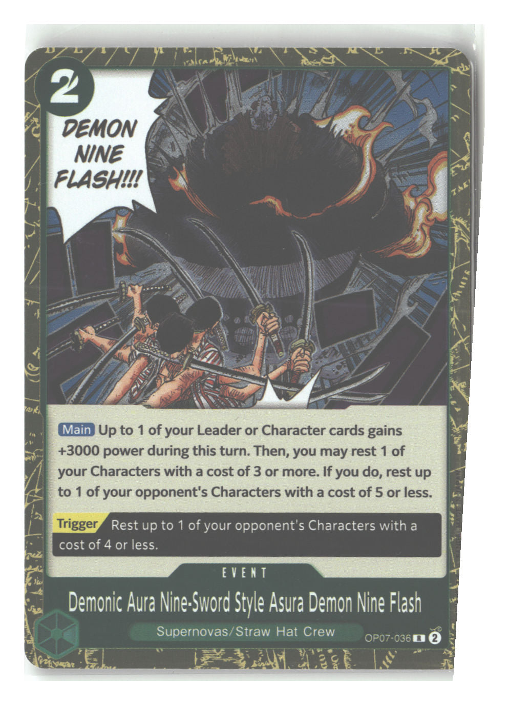 Demonic Aura Nine-Sword Style Asura Demon Nine Flash
