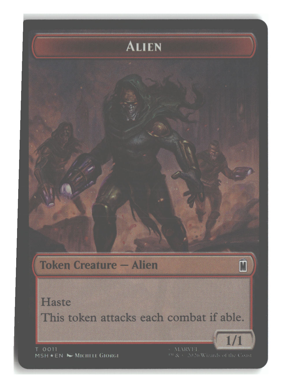 Wall // Alien Double-Sided Token