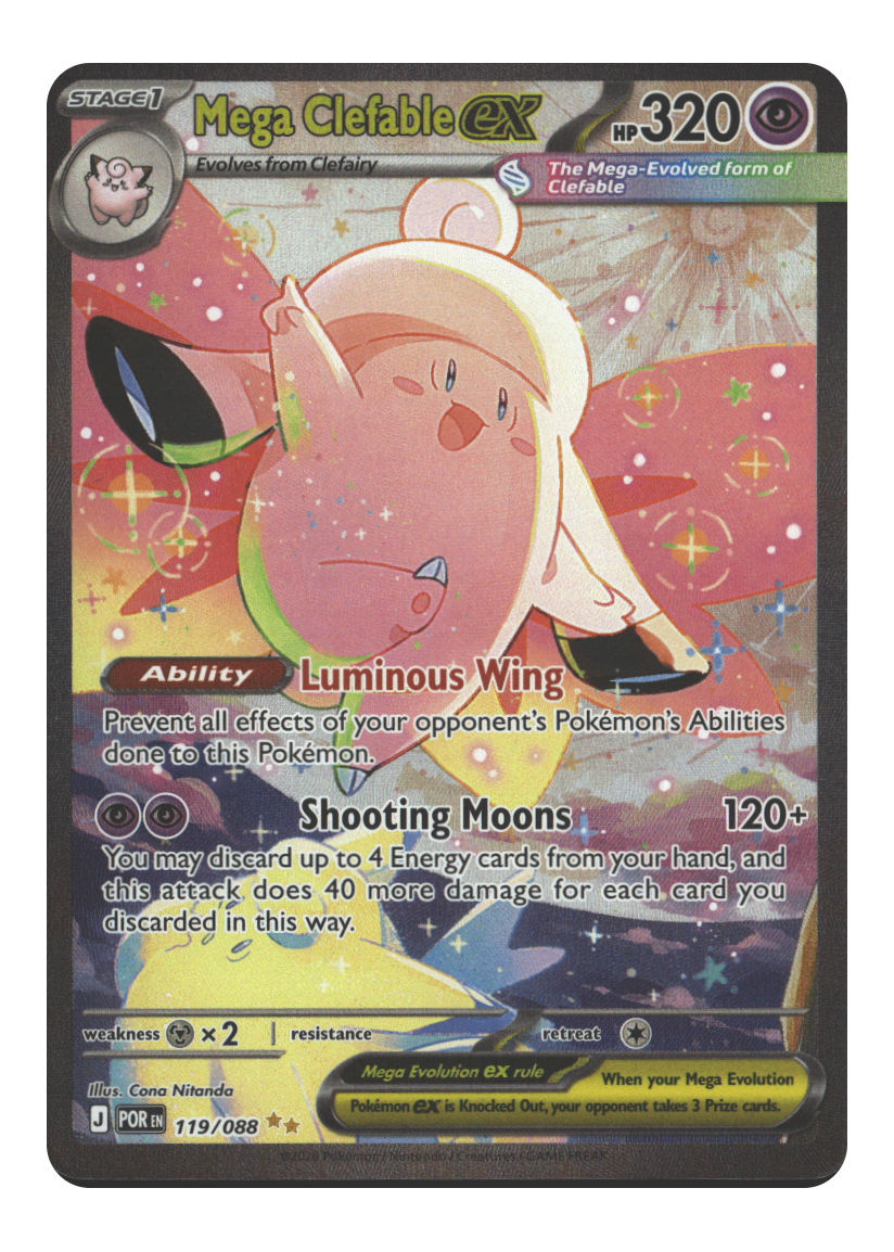 Mega Clefable ex - 119/088