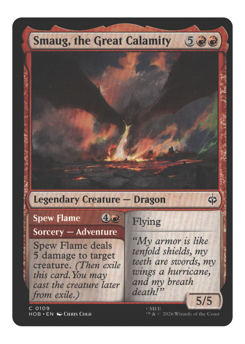 Smaug, the Great Calamity