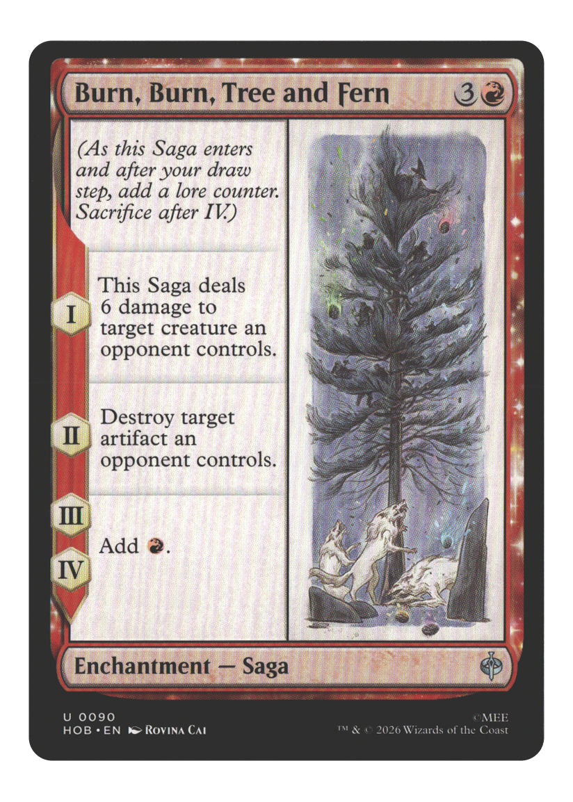 Burn, Burn, Tree and Fern