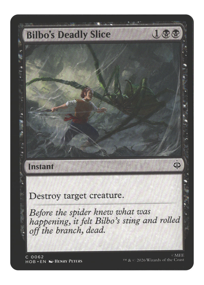 Bilbo's Deadly Slice