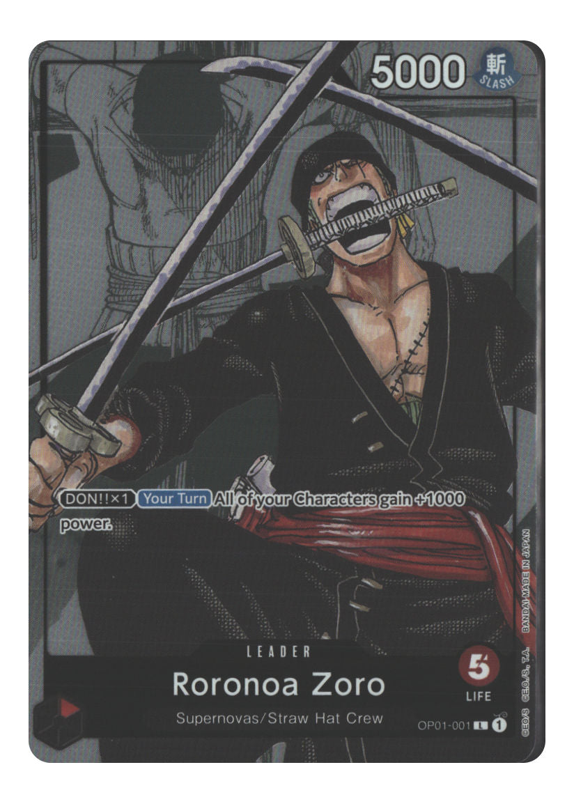 Roronoa Zoro - OP01-001 (Alternate Art)