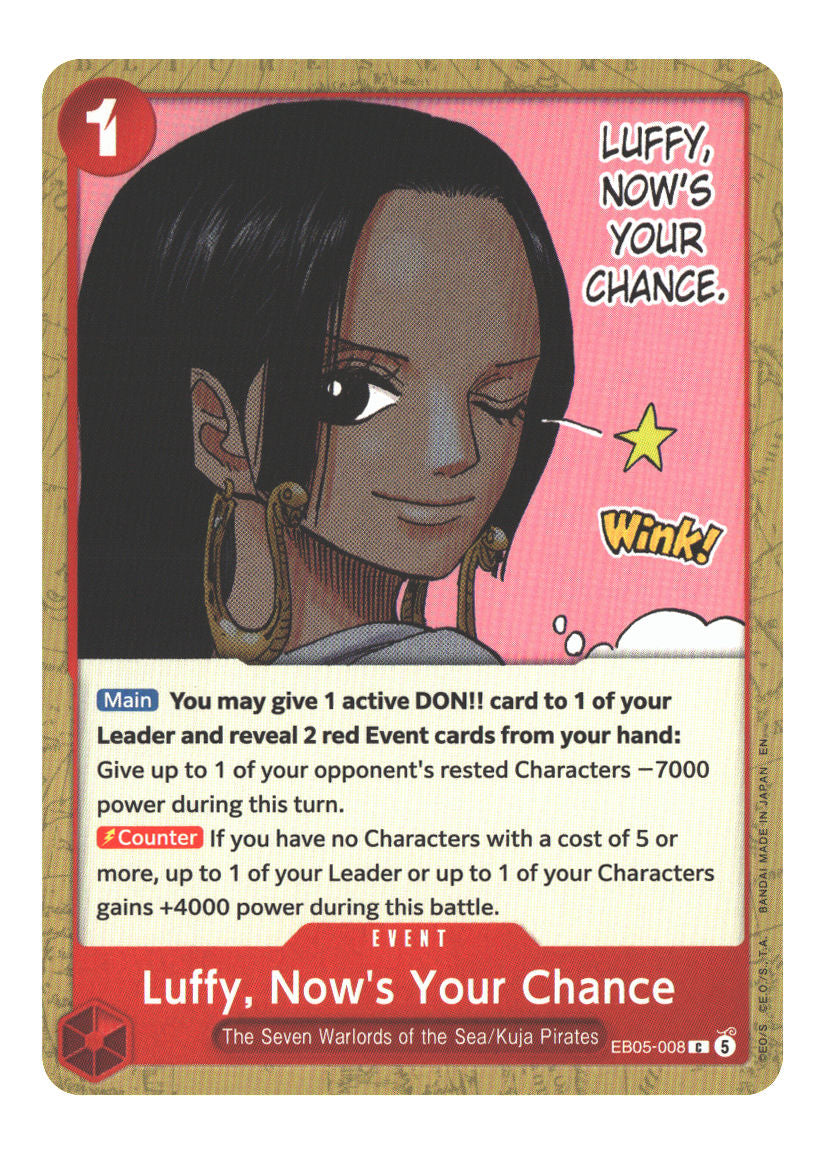 Luffy, Now's Your Chance