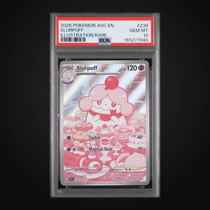Slurpuff 236/217 Illustration Rare — PSA 10 Gem Mint (Ascended Heroes)