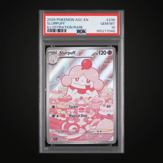 Slurpuff 236/217 Illustration Rare — PSA 10 Gem Mint (Ascended Heroes)