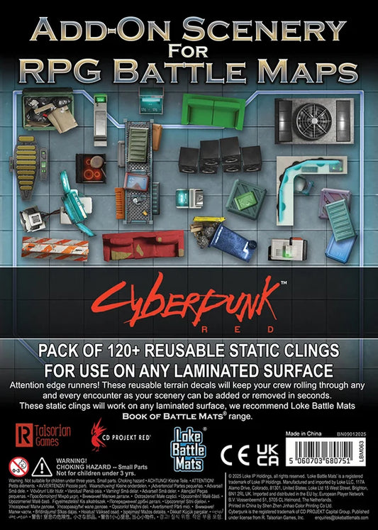 Add On Scenery Pack RPG Maps - Cyberpunk