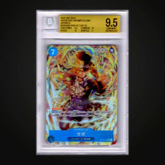 Sabo Alt Art SR OP15-046 Japanese — BGS 9.5 Gem Mint (One Piece Adventure on KAMI's Island)