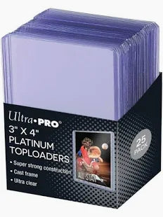 Ultra Pro:  Ultra Clear Platinum Toploader 25ct