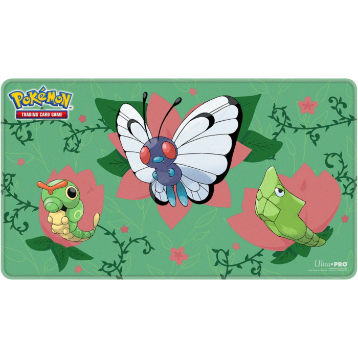 Pokemon Caterpie Evolutions Stitched Playmat