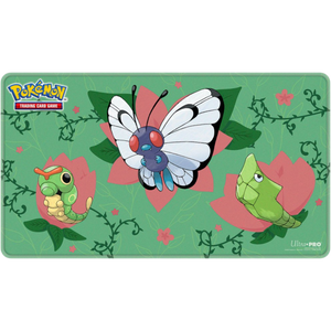 Pokemon Caterpie Evolutions Stitched Playmat