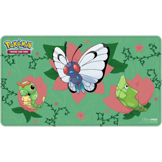 Pokemon Caterpie Evolutions Stitched Playmat